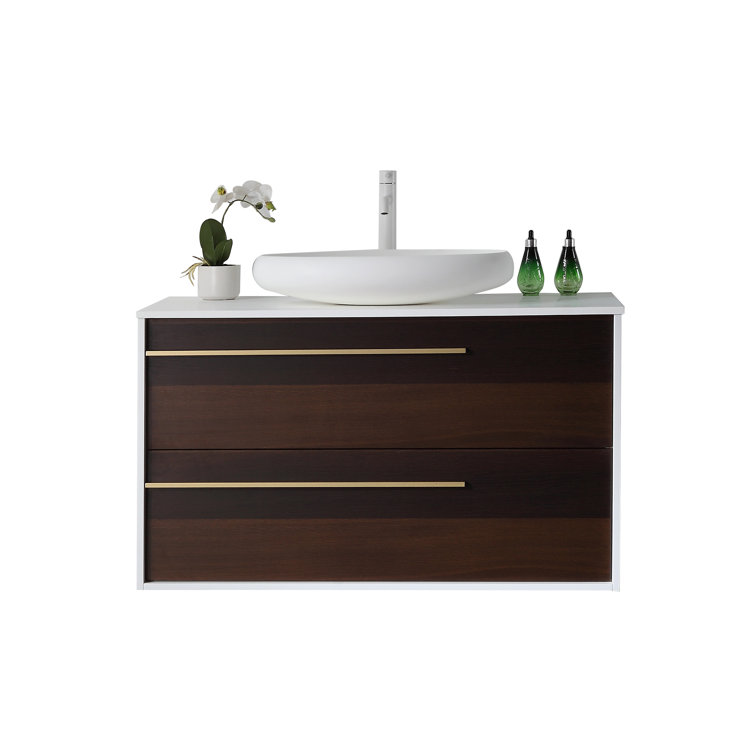 AllModern Goreme 42" WallMounted Single Bathroom Vanity Set & Reviews